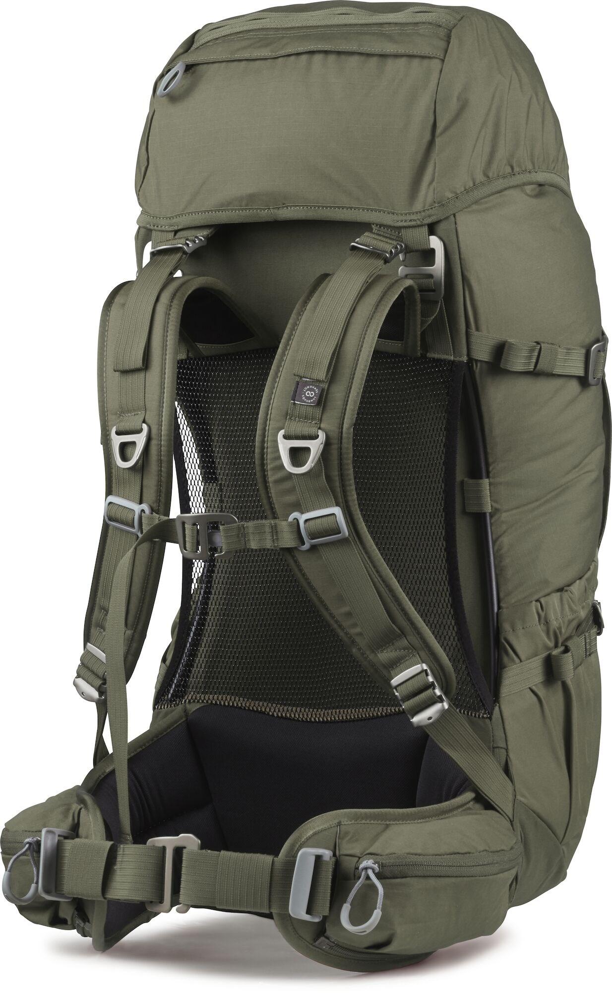 A backpack with straps.