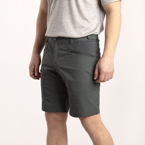 A person wearing shorts.
