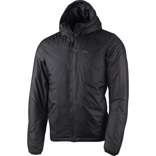 A black jacket with a hood.
