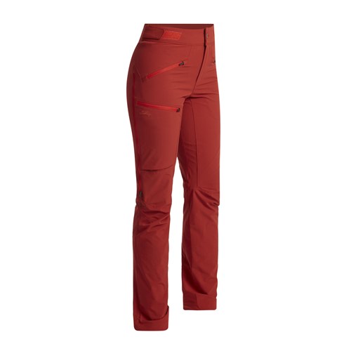 A red pants with a white background.