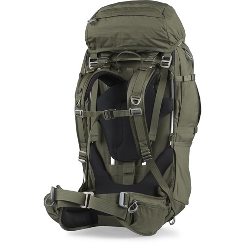 A backpack with straps.